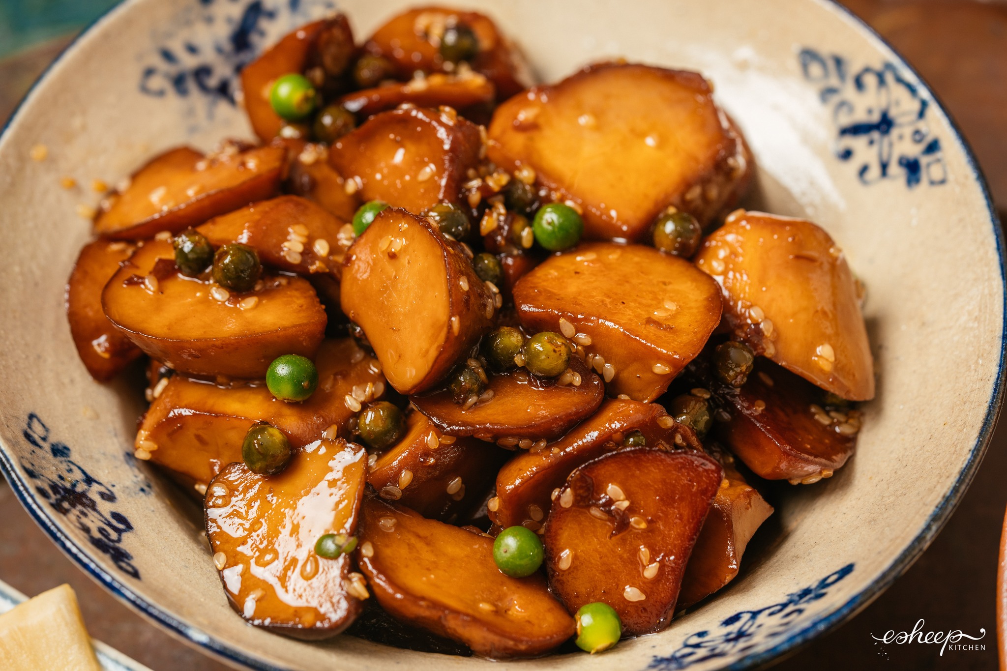 Nấm đùi gà kho tiêu