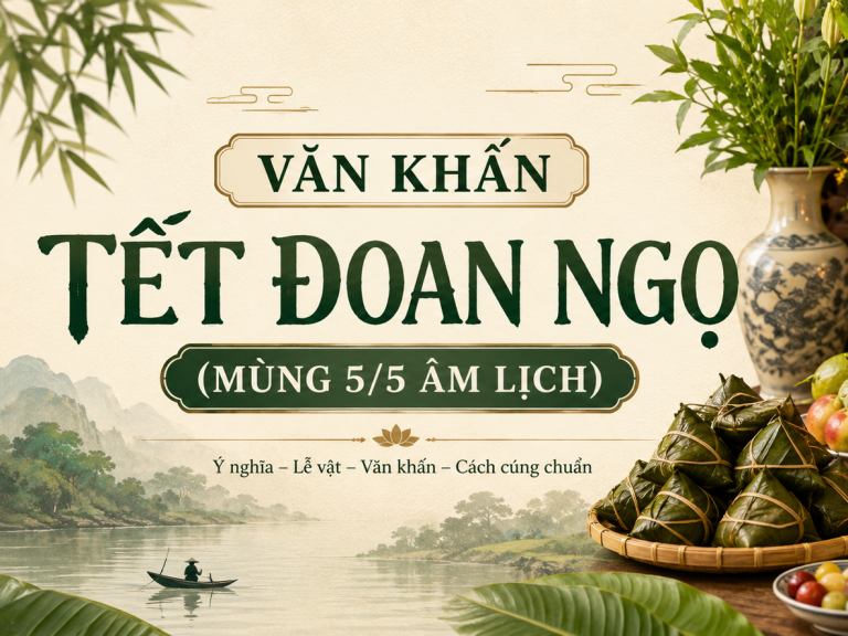 Văn khấn tết đoan ngọ mùng 5 tháng 5 âm lịch
